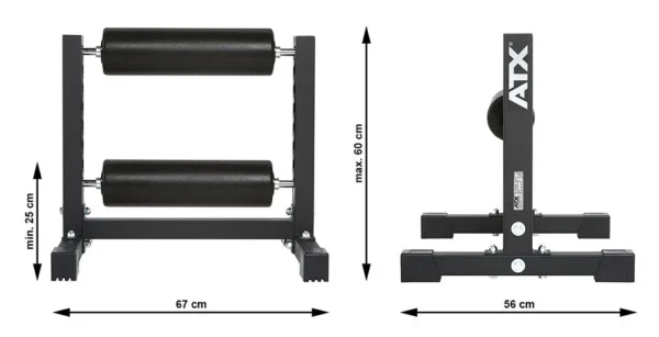 F-15433-04-1773957778-1.webp ATX Bulgarian Split Squat Stand | Höhenverstellbar