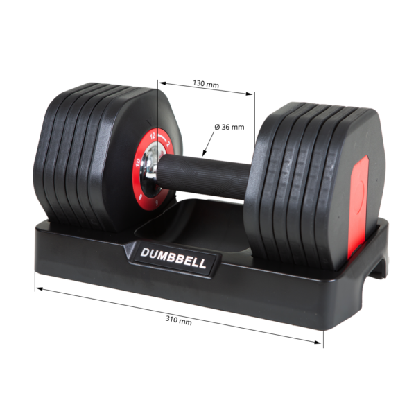 Verstellbare Kurzhantel 12 kg