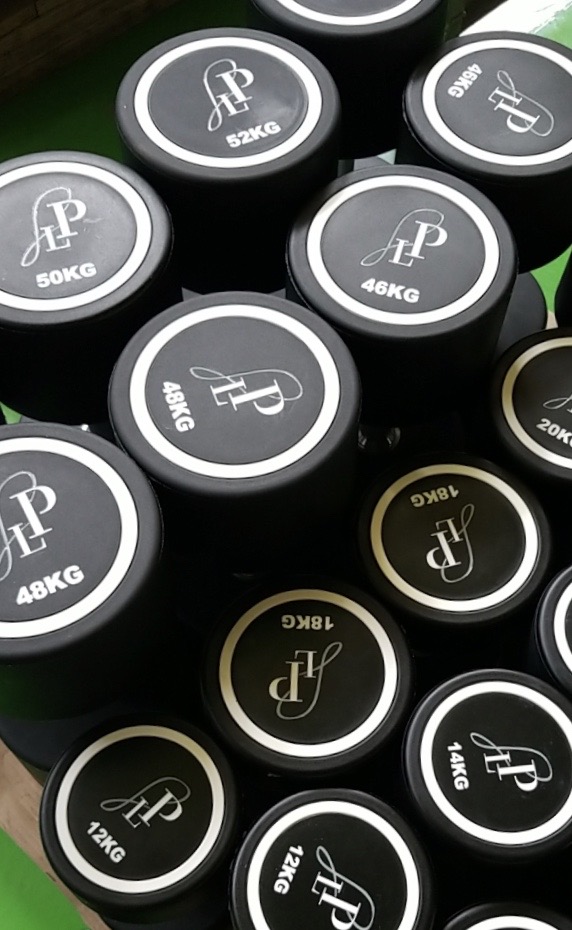 Kurzhantel Set mit Customer Logo