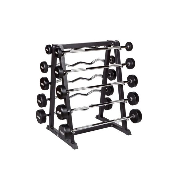 Kompaktlanghantel Set inkl. Rack