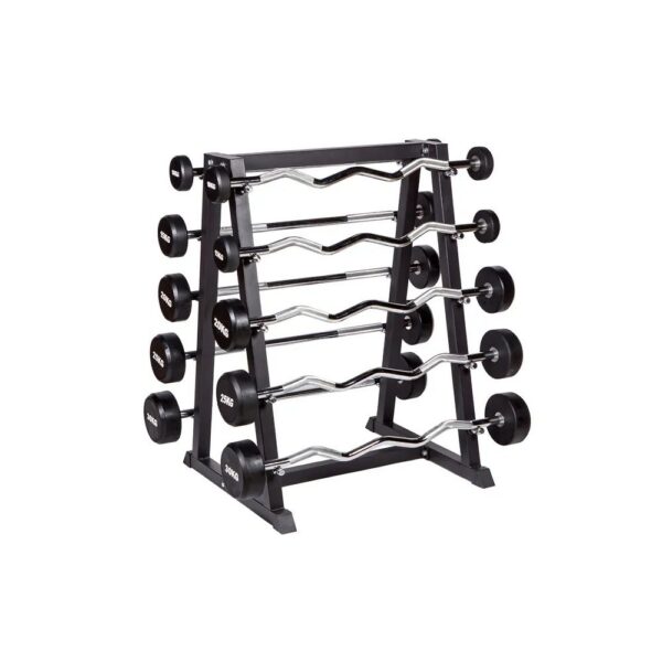 Kompaktlanghantel Set inkl. Rack