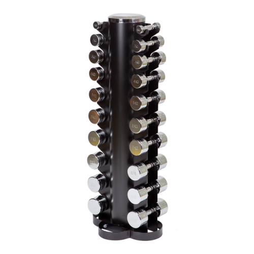 F-88632-01-1773957705-1.png Chrom Kurzhantel Set inkl. Ständer 1–10 kg