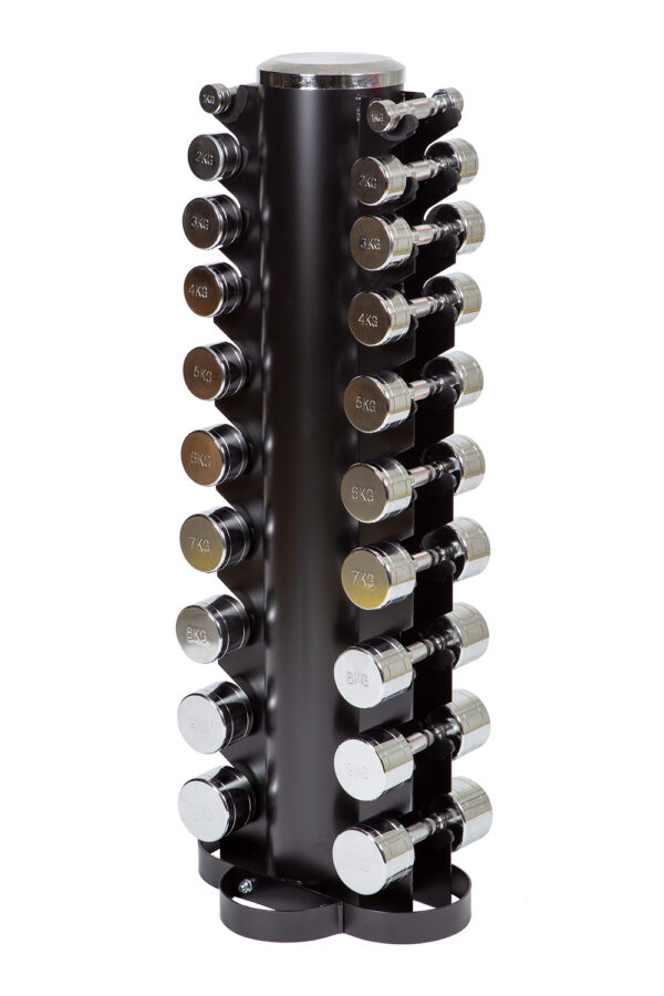 F-88632-02-1773957705-1.jpg Chrom Kurzhantel Set inkl. Ständer 1–10 kg
