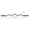 Super SZ Curl Stange 50 mm