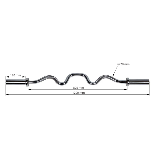 Super SZ Curl Stange 50 mm