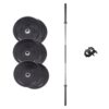 f-019f799734a773d4ab6b2f9b38d1b07c-f-57182-bumper-plate-set-olympic-bar-90-kg-1-f-57182_bumper-plate-set-olympic-ba Bumper Plates Set inkl. Olympic Bar 90 kg